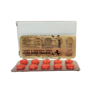Extra Super Vidalista (Tadalafil & Dapoxetine) Tablets